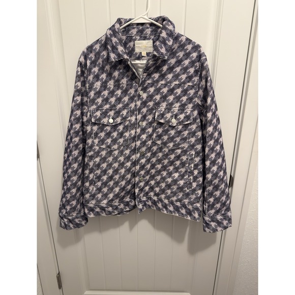 YTG Jackets & Blazers - YTG Houndstooth Corduroy Trucker Jacket Women's Size S